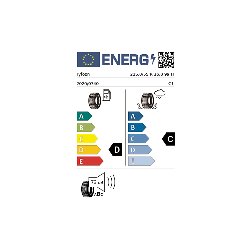 Vignette énergétique Tyfoon Tyfoon Eurosnow 2  16"