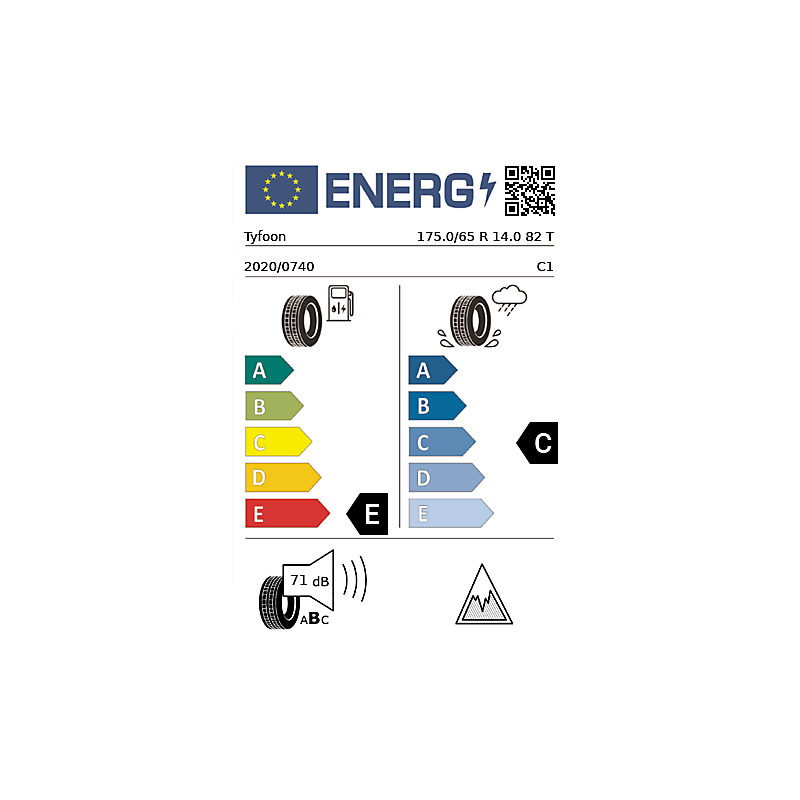 Vignette énergétique Tyfoon Tyfoon Eurosnow 3  14"